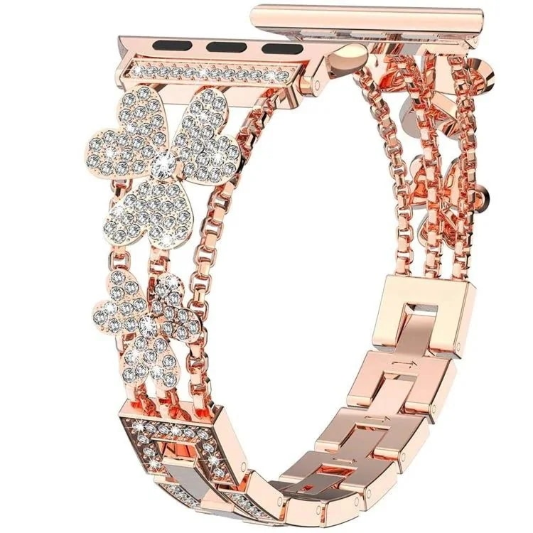 アップル ウォッチ アップル 1-8 世代 ウォッチ iwatch クローバー ダイヤモンド インレイ メタル ) r n このストアの製品はすべて工場所有の金型であり直接販売さ A133