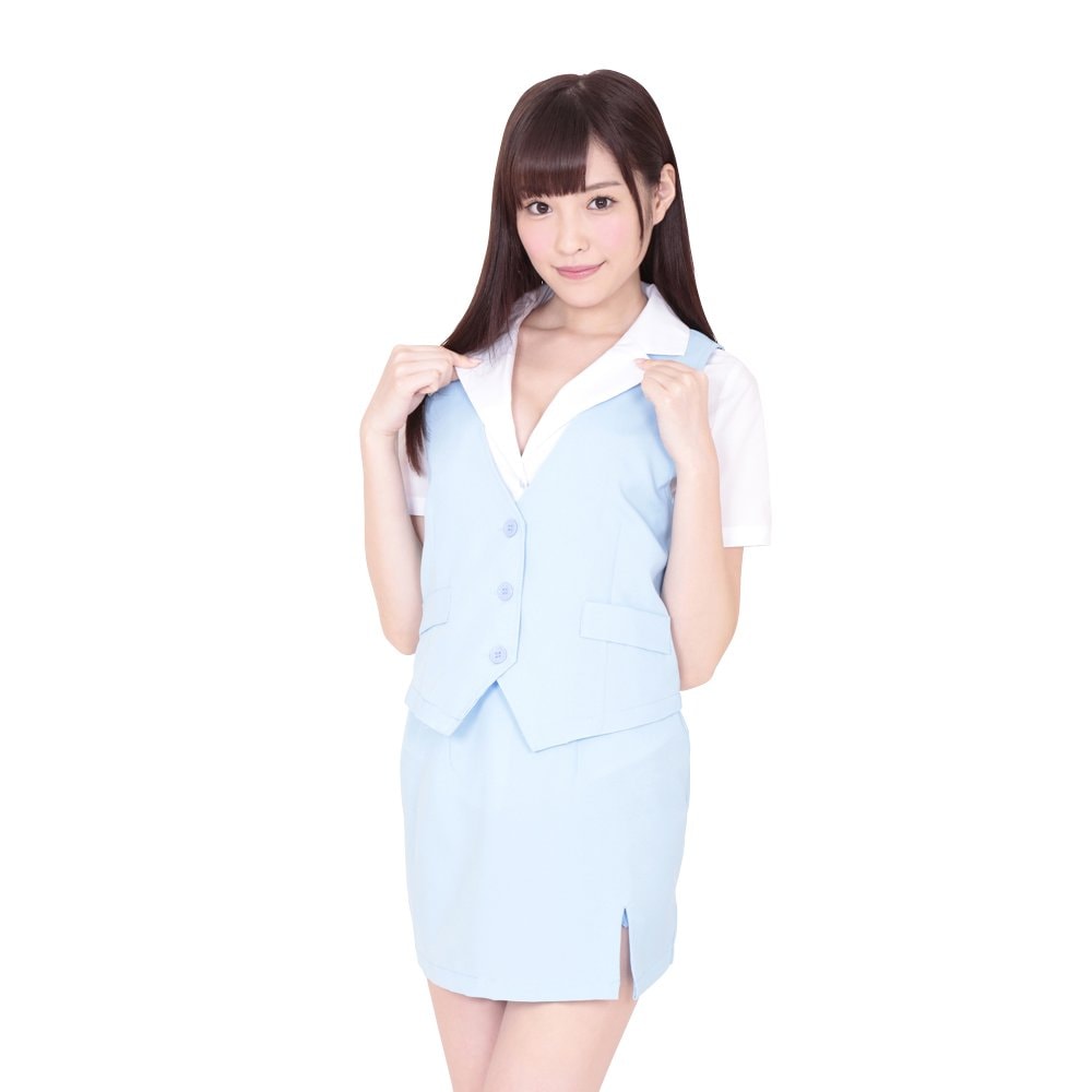 カレだけの OL 制服 スリーピース 可愛い セクシー Mサイズ コスプレ コスチューム レディース 30885