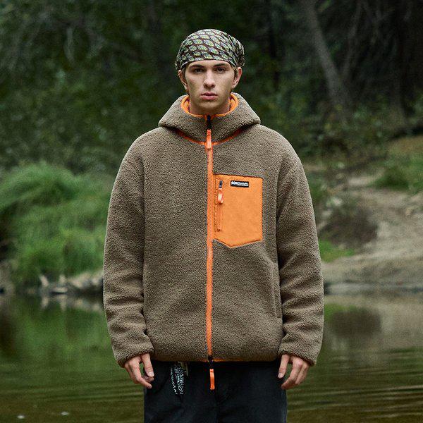 グレイシャーリバーシブルフリースジャケットFPJ223 / 3color M