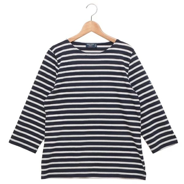 Tシャツ カットソー ガラテア ネイビー ホワイト レディース ST.JAMES 4131