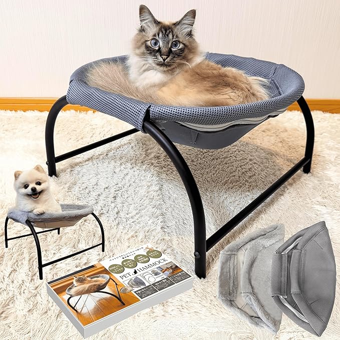 fabuon life 2025年新モデル 猫 犬 置き型 ハンモック ベッド ペットベッド 大