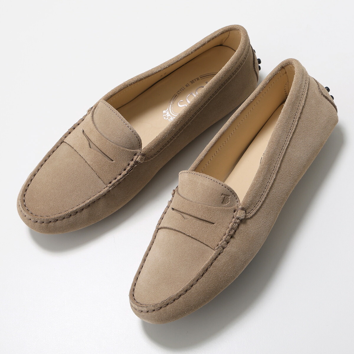 TODS トッズ ローファー GOMMINI MOCASSINO ゴンミーニ XXW00G00010RE0 レディース スウェード スリッポン モカシン ドライビングシューズ 靴 S812