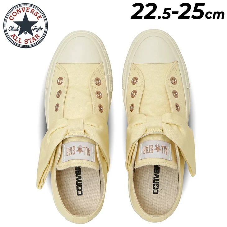 スニーカー レディース オールスター リボンストラップ PG OX ローカット スリッポン 女性 レディーススニーカー おしゃれ/3131519