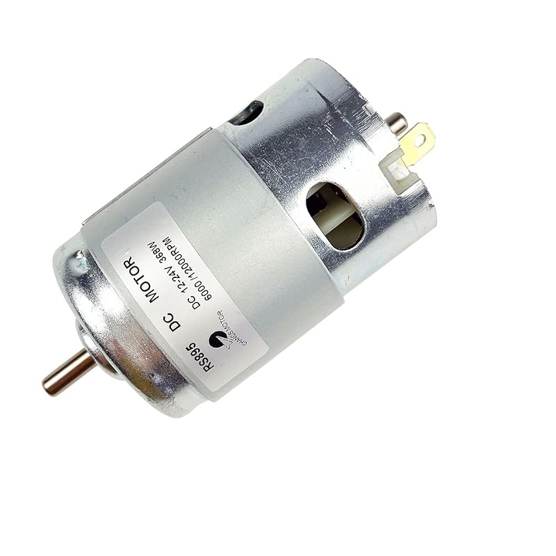 CHANCS 彫刻機械旋盤用具のための895の倍のボールベアリングモーターDシャフトDC 12V 6000RPM DC 24V 12000RPMの高い発電の低雑音