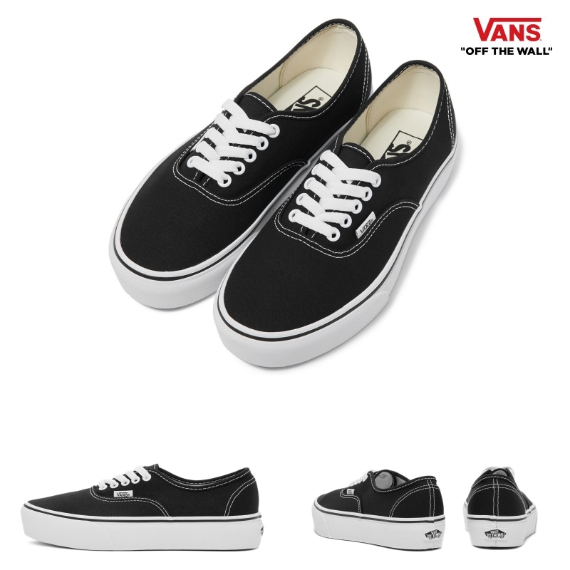 [VANS] バンズ スニーカー オーセンティックプラットフォーム2.0 / BLACK