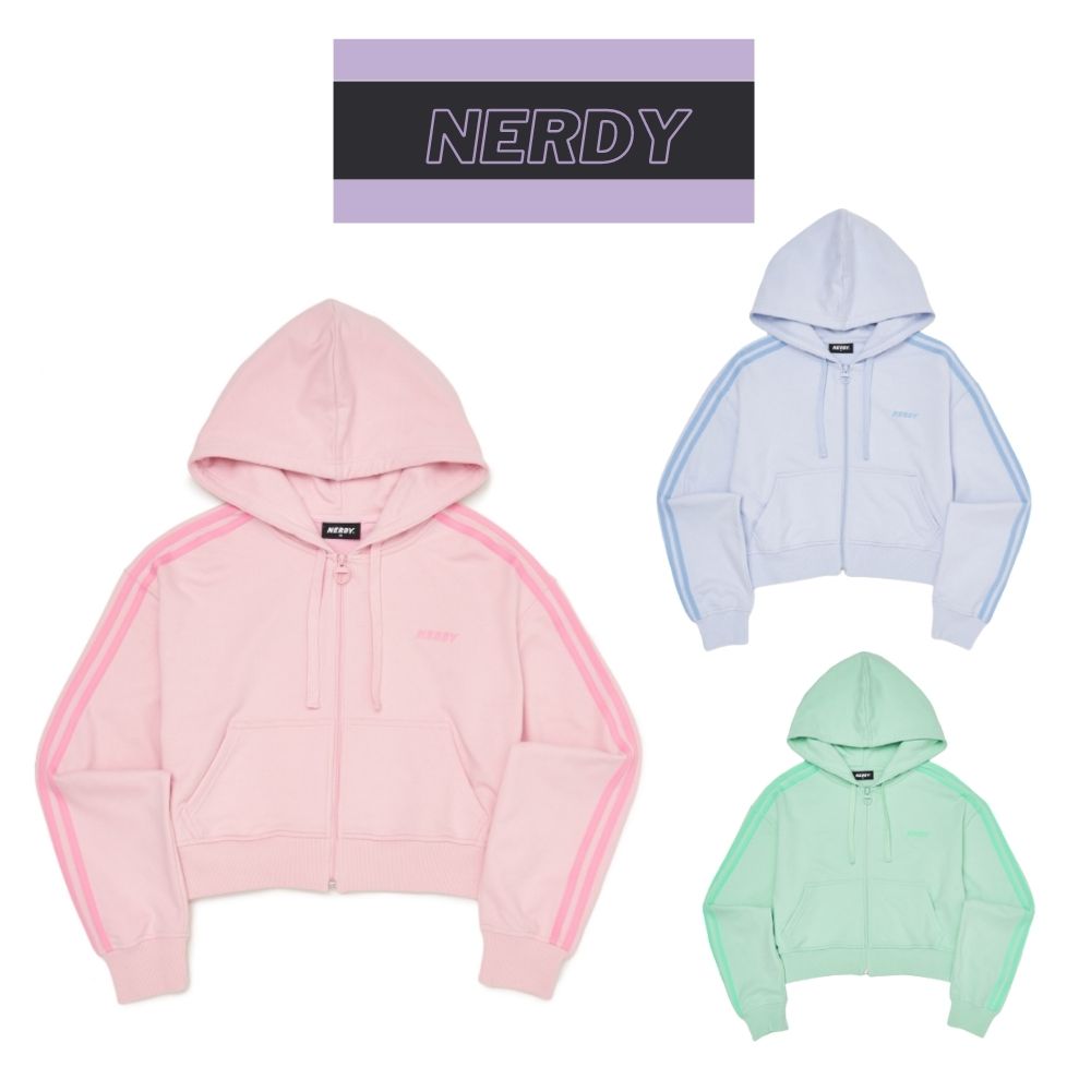 ウーマンズ クロップ エヌワイ フード ジップアップ TAEYEON 韓国正規品 22SS