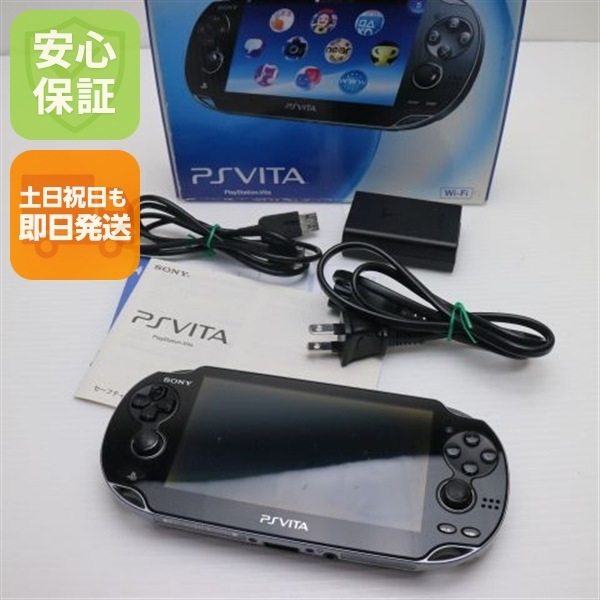 良品PCH-1000 PS VITA ブラック game SONY PlayStation Wi-Fi 37