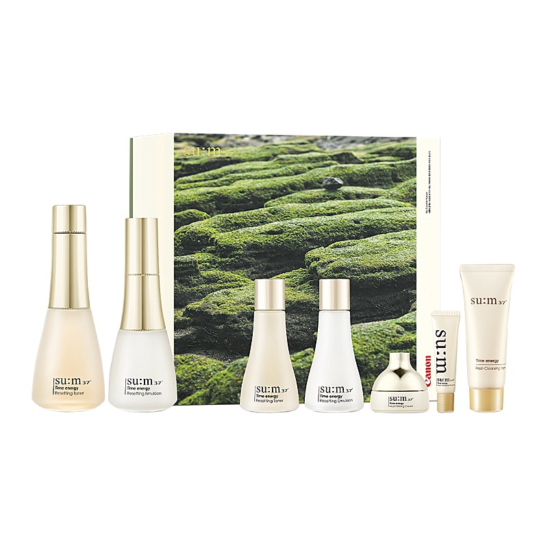 タイムエネルギースペシャル2点セット_化粧水 エマルジョン 50ml サイズアップ_パーマクリーム/アイクリーム含む 全7点