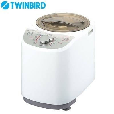 ツインバード コンパクト精米器 精米御膳 1～4合 MR-E520W ホワイト 【送料無料】