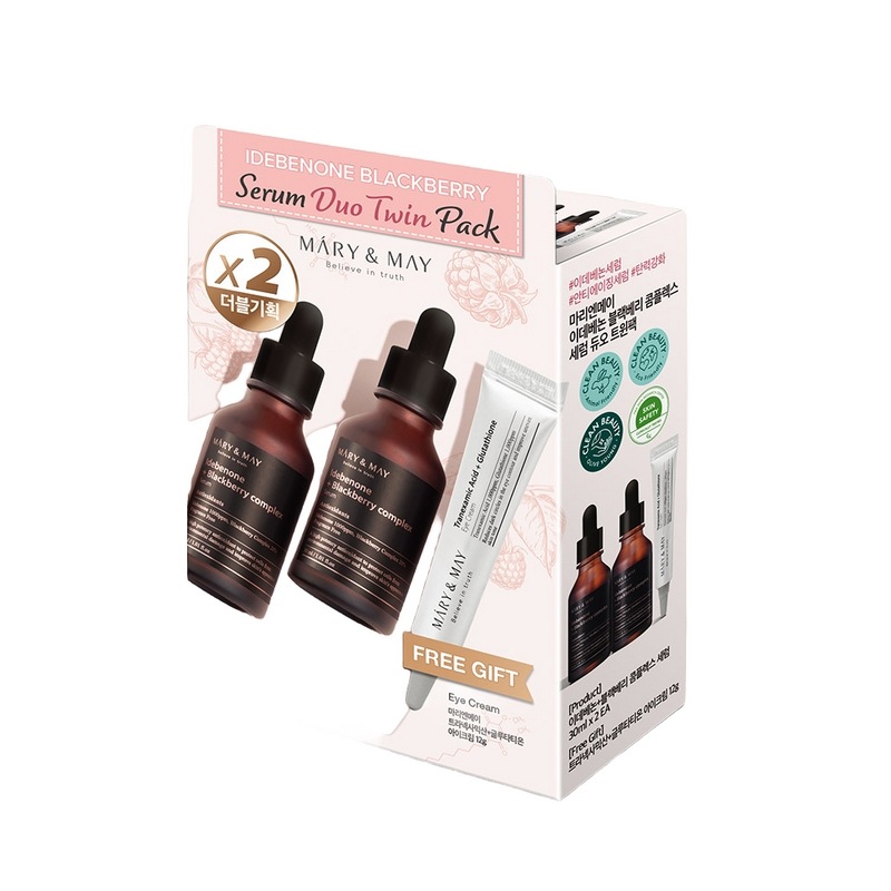 マリエンメイイデベノンブラックベリーコンプレックスセラムデュオツインパック（30ml x2+アイクリーム12g）