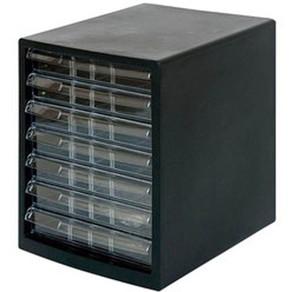 A4E-S7B ブラック [A4レターケース7段(浅型7段)]