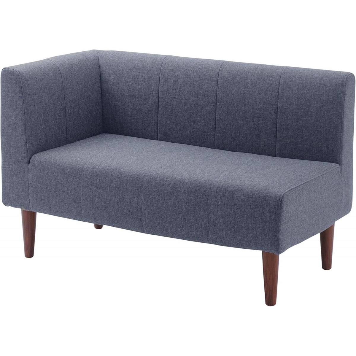 【I】セルタン CELLUTANE ソファー ダイニング 2人掛け 右コーナー用 デニム調 インディゴブルー リビング ソファ A1056p-RC-612DBL【受注生産品