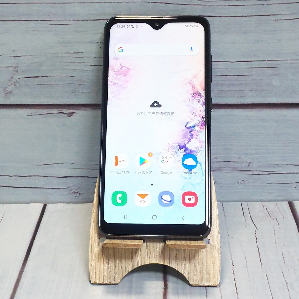 【送料無料】au Galaxy A20 SCV46 Black 本体 白ロム SIMロック解除済み SIMフリー B702301