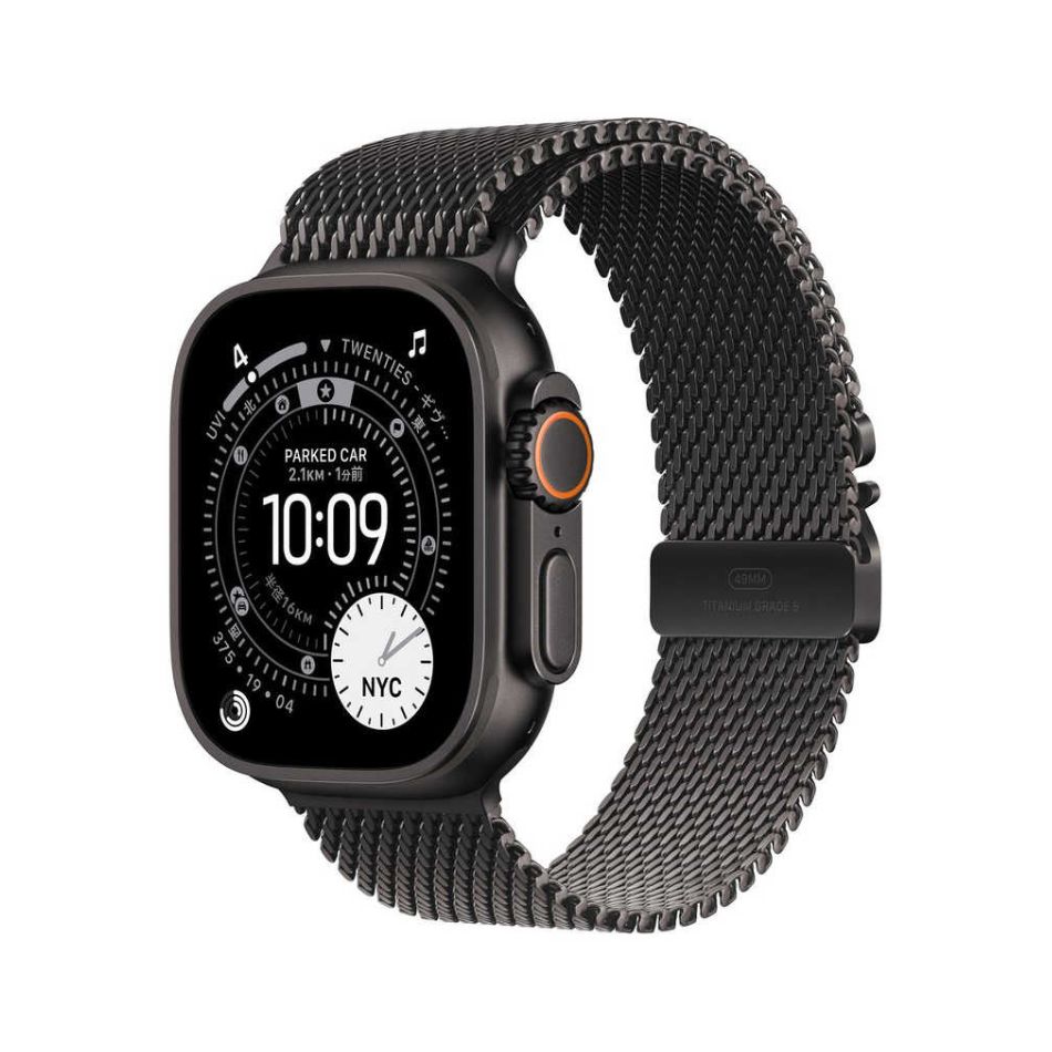 【新品】Apple アップル Watch Ultra 3 GPS+Cellularモデル 49mm MF1Q4J/A ブラック ブラックチタニウムミラネーゼループ