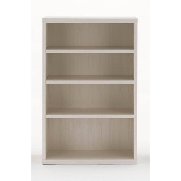 フナモコ リビングシェルフ (幅74.3×高さ113.8cm) ホワイトウッド LFS-74(完成品) 日本製