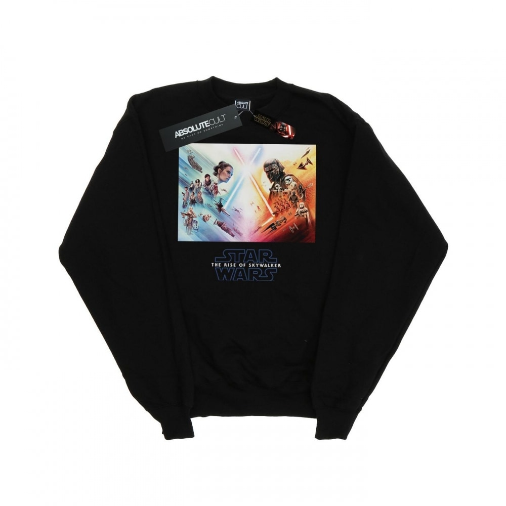 (英国より直送) スター・ウォーズ/スカイウォーカーの夜明けボーイズスター・ウォーズライズ・オブ・スカイウォーカーバトルポスタースウェットシャツ