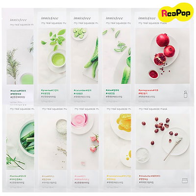 【メール便送料無料】【innisfree】its real squeeze mask 9+1...のサムネイル