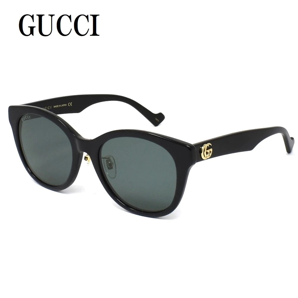 国内正規品 GG1002SK 001 サングラス アジアンフィット アイウェア メガネ 眼鏡 UVカット 紫外線カット グレー ブラック