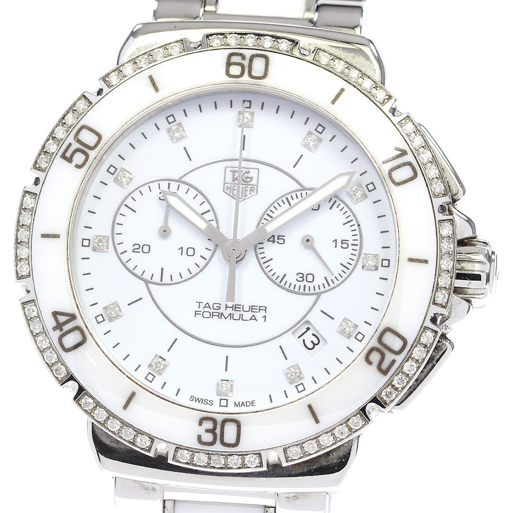 タグホイヤー TAG HEUER CAH1213 フォーミュラ1 クロノグラフ ダイヤベゼル クォーツ メンズ _830926【中古】