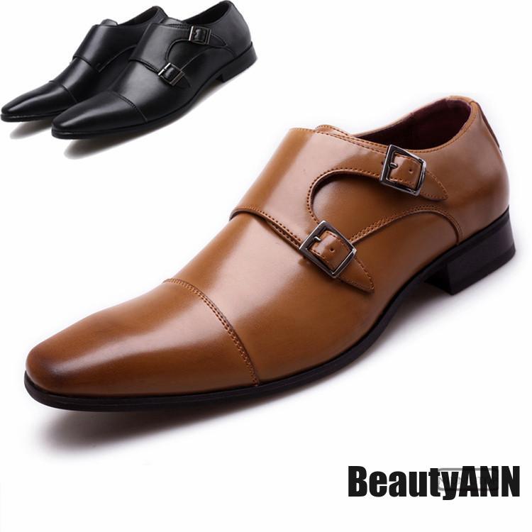 新生活 ビジネスシューズ ロングノーズ モンクストラップ ストレートチップ メンズ 靴 紳士 黒 茶 ブラック ブラウン プレゼント ギフト