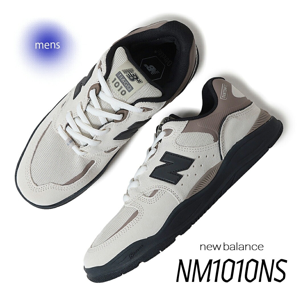 NEW BALANCE ニューバランス ヌメリック 1010 スニーカー NM1010NS BEIGE/BLACK ( ベージュ 白 ブラック 黒 SKATE スケート メンズ )