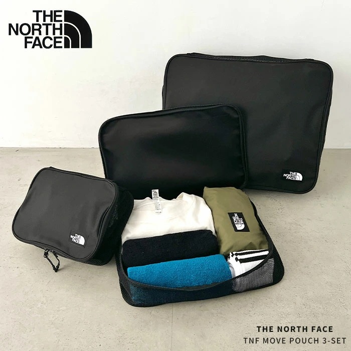 【送料無料】THE NORTH FACE(ザ・ノースフェイス)/TNF MOVE POUCH 3-SET トラベル ポーチ 旅行