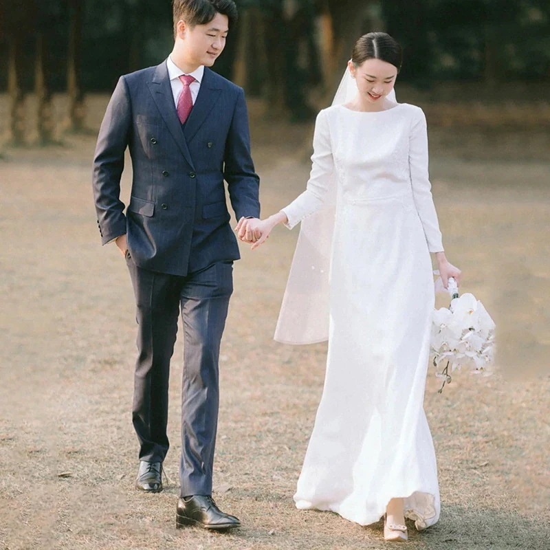 ワンピース 前撮り メガ割 演奏会 二次会 【L.O.V.E】 サイズオーダーメイド可能 結婚式 花嫁 パーティードレス 34 ウェディング 白 ロングドレス ウェディングドレス お呼ばれ 成人式