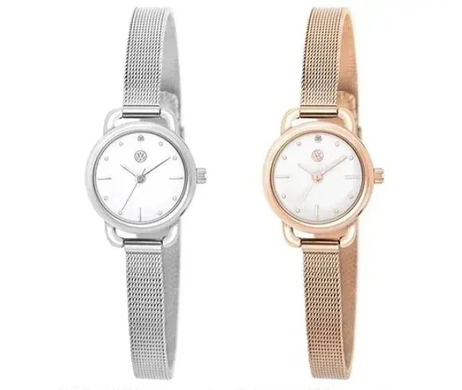 スワロフスキーストーン使用 女性用 メタル時計 VW-Whitestone 2種