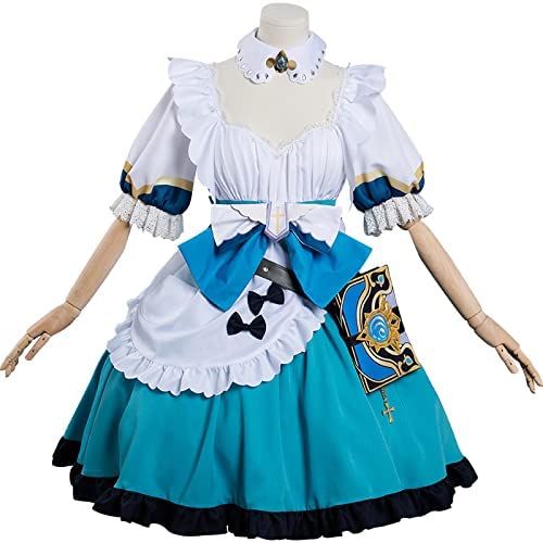 原神 げんしん バーバラ Barbara メイド服 コスプレ衣装 学園祭 仮装 ハロウィン 忘年会