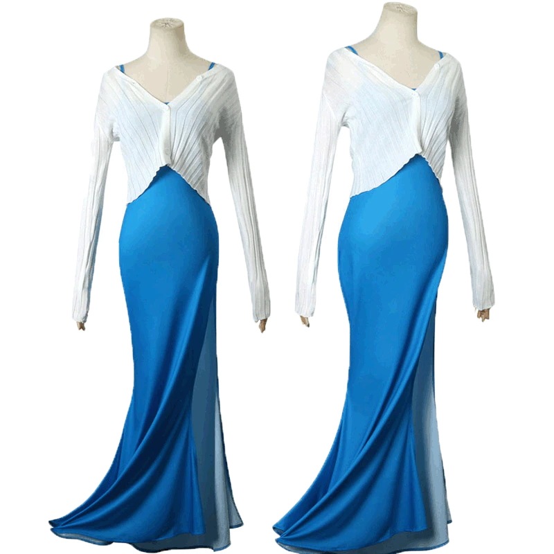 ドレス 衣装 コスプレ変装仮装 申鶴 Genshin げんしん 原神 スーツ ハロウィン 2024年新作入荷コスプレ