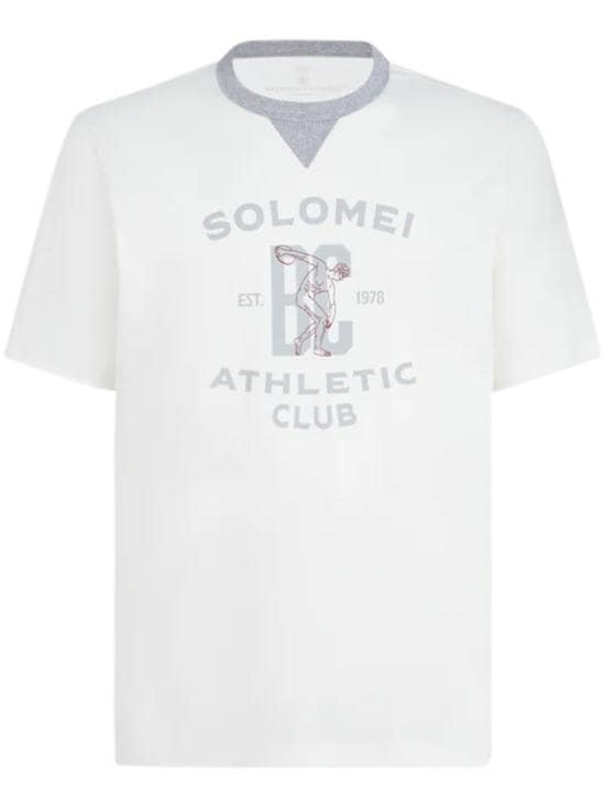 BRUNELLO CUCINELLI Men T-Shirts M0B131001GCFR27 White