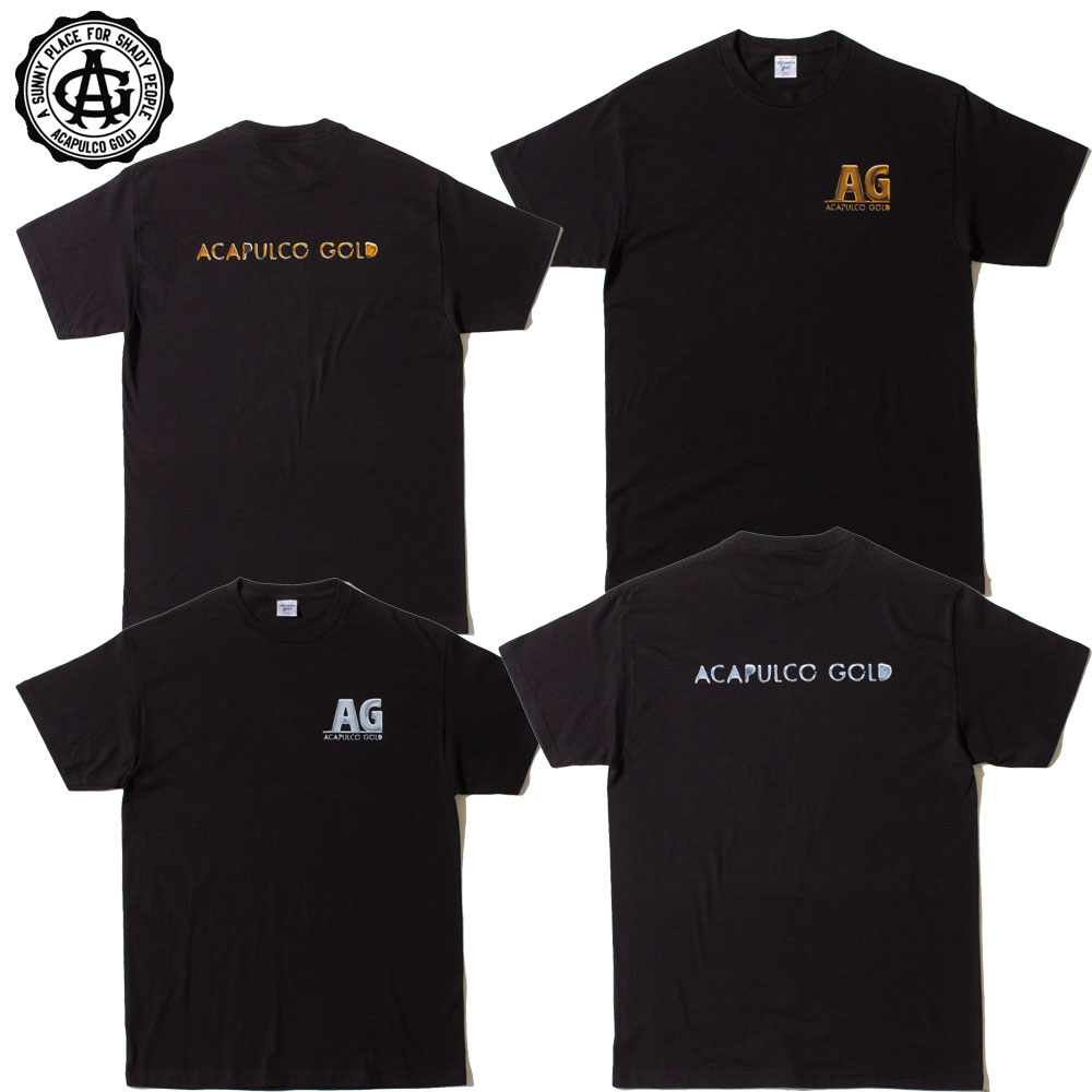 【Acapulco Gold/アカプルコゴールド】アカプルコゴールド Tシャツ 半袖Tシャツ コットン/METAL TEE AG SM24-04ストリート スケーター メンズ レディース ファッショ