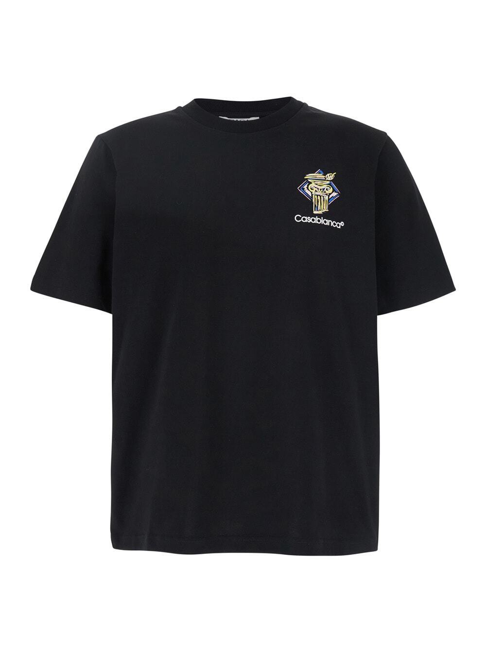 MPS25JTS00106DIAMONDCOLUMN ブラック 春夏2025 Tシャツ メンズ ia