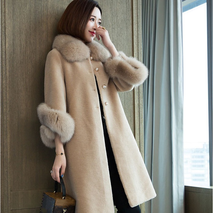 ムートンコート レディース ファーコート フェイクムートン ロングコート オーバーコート ボアコート