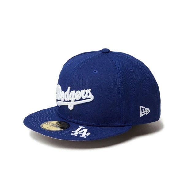 NEWERA CAP ニューエラ キャップ 59FIFTY MLB Visor Logo ロサンゼルス・ドジャース ダークロイヤル メンズ 男性 帽子 ハット 小物 国内正規品 正規取扱店 NEW E