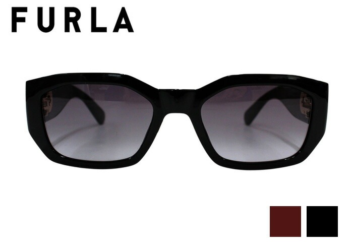 フルラ FURLA sfub07 サングラス スクエア フルリム セル レディース 54サイズ