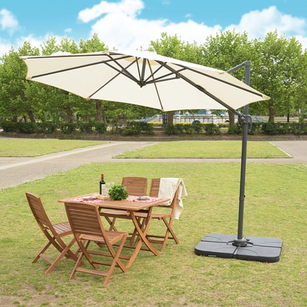 パラソル ガーデンパラソル サンシェード 日除け テラス キャンプ 庭 ベランダ アウトドア カフェ 飲食店 自立式 レストラン バルコニー 日よけ オーニング
