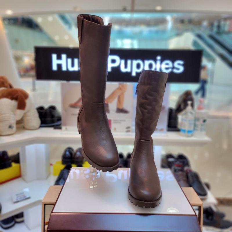 女性の足に優しい3cmのワーカーソールハーフファーブーツ3fq614-B_CA