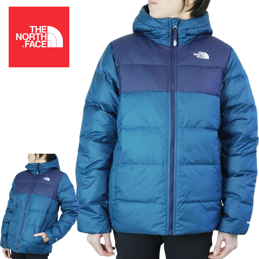 ノースフェイスTHE NORTH FACEキッズ ジャケットY MOONDOGGY HDYユース ムーンドギー フーディMONTEREY BLUE(モン