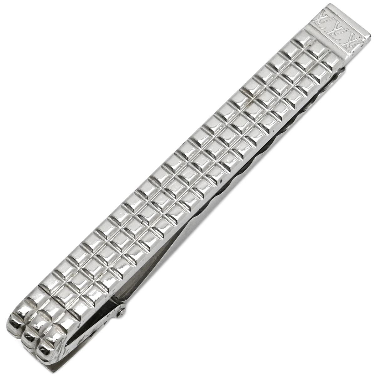 ルイヴィトン タイピン パンス クラヴァット ディジット メタル シルバー ネクタイピン タイクリップ タイバー M65060 AN0134 【箱】【中古】
