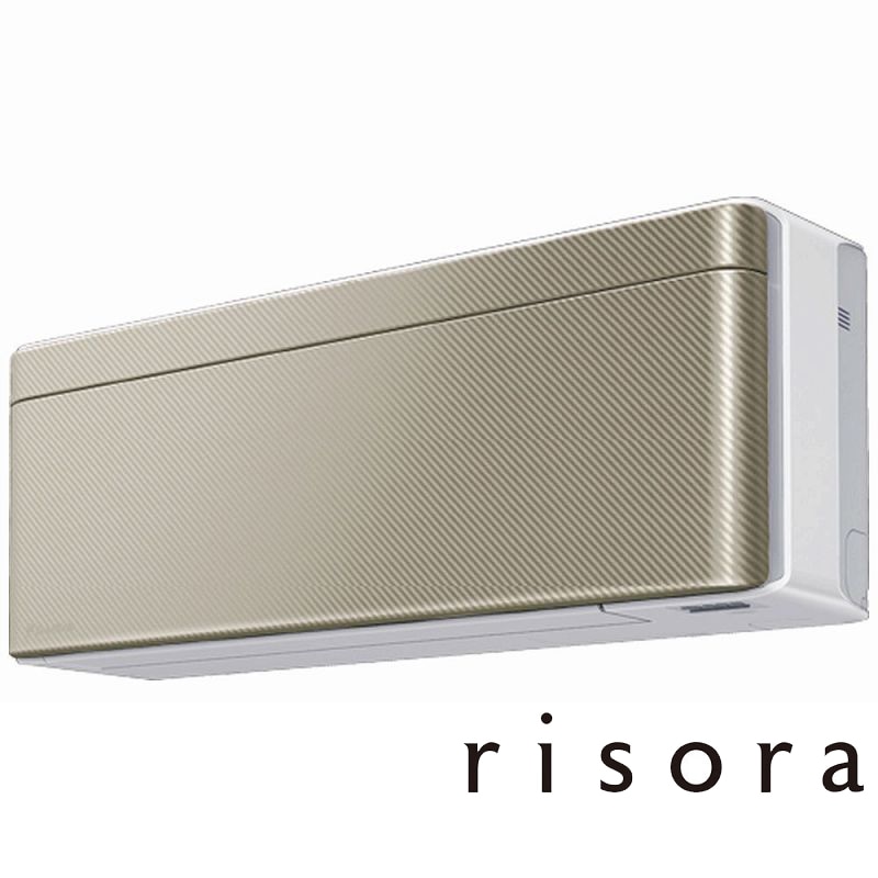 （標準取付工事費込）ダイキン　DAIKIN　エアコン おもに12畳用 risora リソラ SXシリーズ [ツイルゴールド]　S363ATSS-W/N 本体ホワイト色