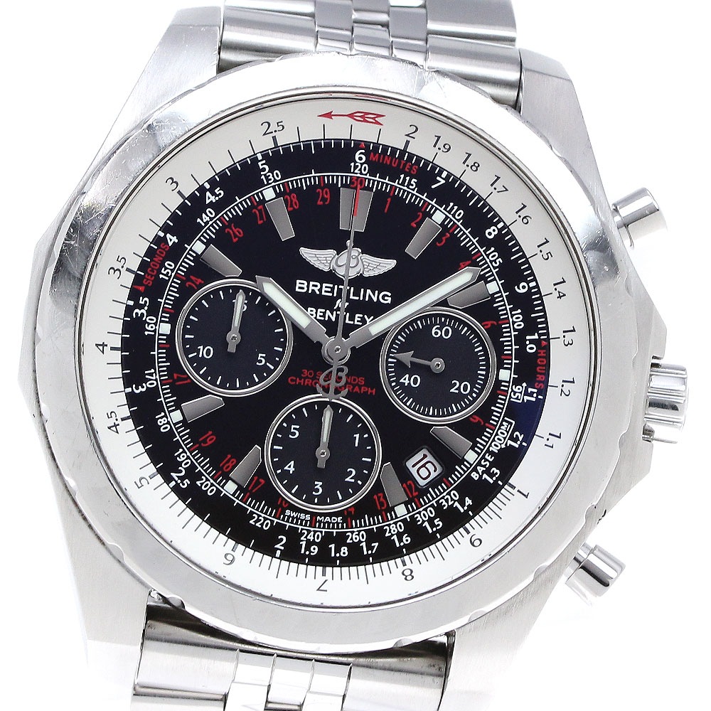 ブライトリング BREITLING A25365 ベントレー クロノグラフ デイト 自動巻き メンズ _826530【中古】