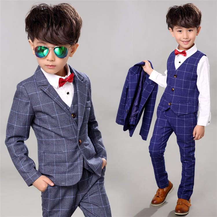 スーツ セットアップ 三点セット 上下セット トップス キッズ 子供服 コート お出かけ ファッション 男の子 防風防寒 卒業式 小学生 可愛い チェック 結婚式 発表会 リボンネクタイ付き ベスト 4,779円