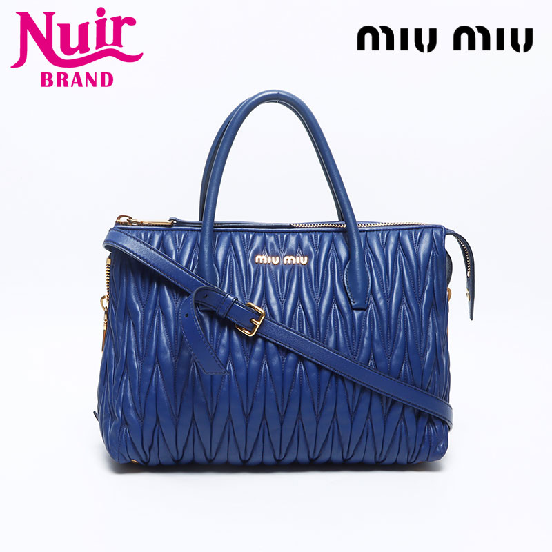 ハンドバッグ ブルー WS14697