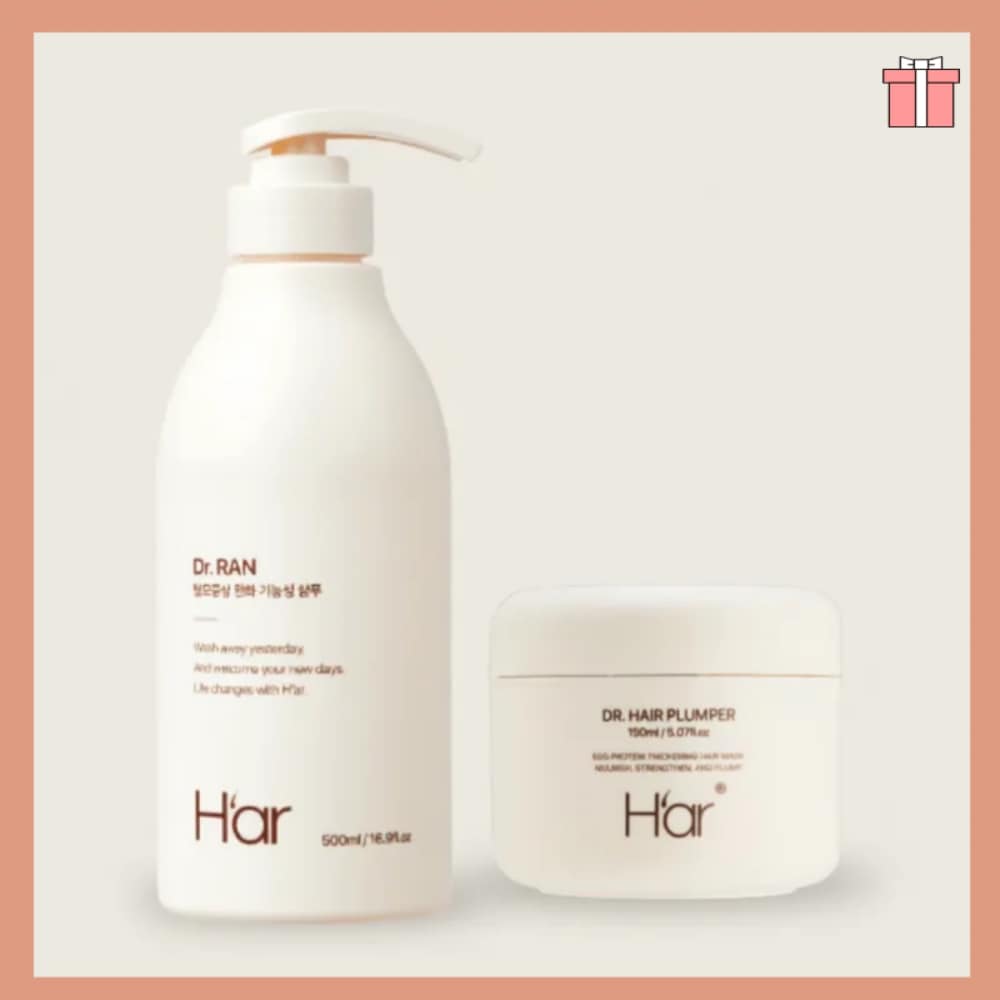 [NEW] ドクターラン 卵たんぱく質シャンプー 500ml ,ヘア プランパー タンパク質 ヘアパック 150ml / 韓国ヘアケア