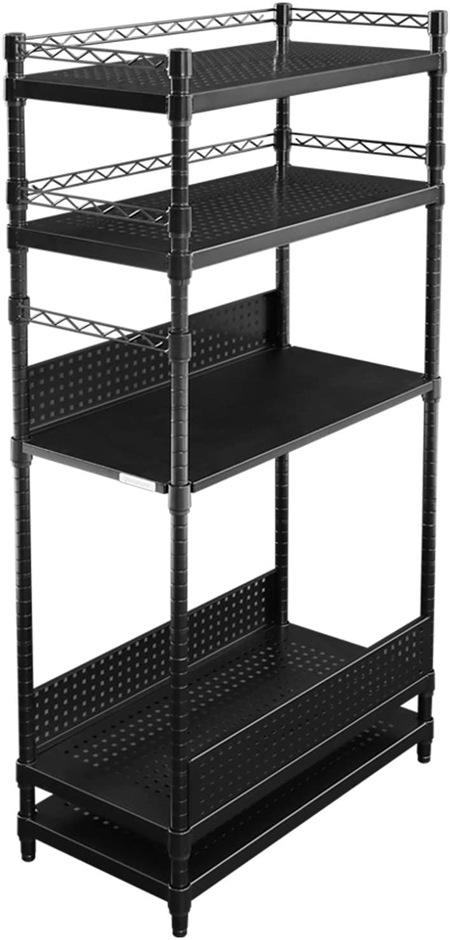 バウヒュッテ デスクサイドラック (幅70.4cm×奥行36cm) ブラック BHS700SMBK