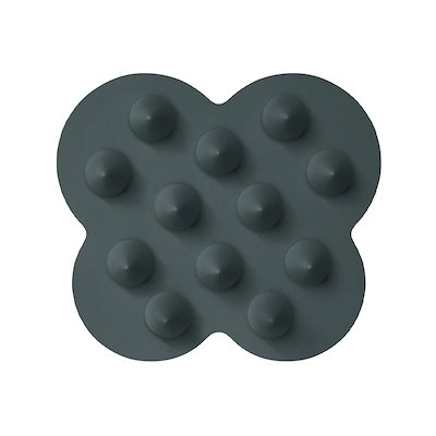 他サイト： UKA ウカ バリカタ ウカ スカルプブラシケンザン 硬め ダークグリーンヘアケア ブラシ シリコン スカルプ ウカケンザン ケンザン 頭皮用ブラシの商品画像