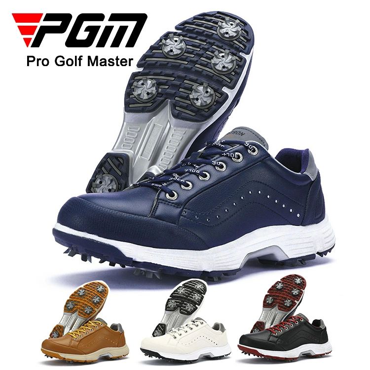 人気の新作 大き イエローオークル ネイビー 白 黒 ボア スパイク スパイクシューズ スニーカー スパイクタイプ メンズ ゴルフシューズ プロ大き イエローオークル大き イエローオークル