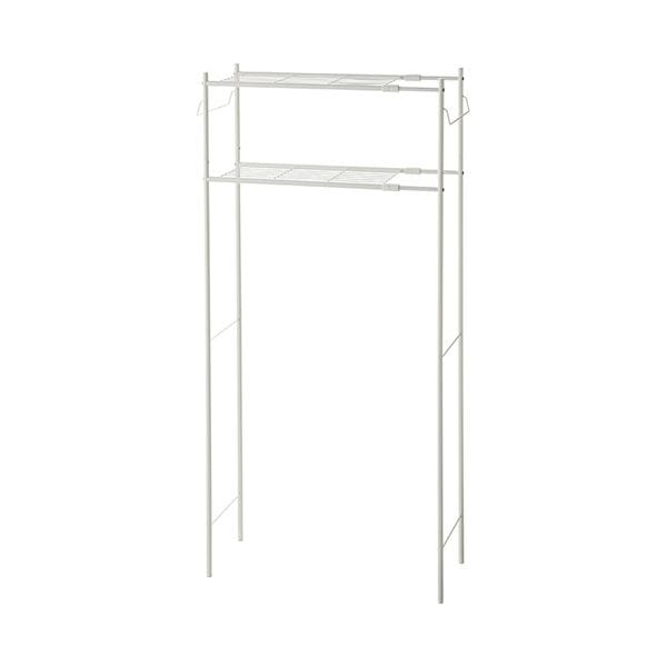 平安伸銅工業洗濯機ラック タオル掛け付き マットホワイト HSR-1WH 1台
