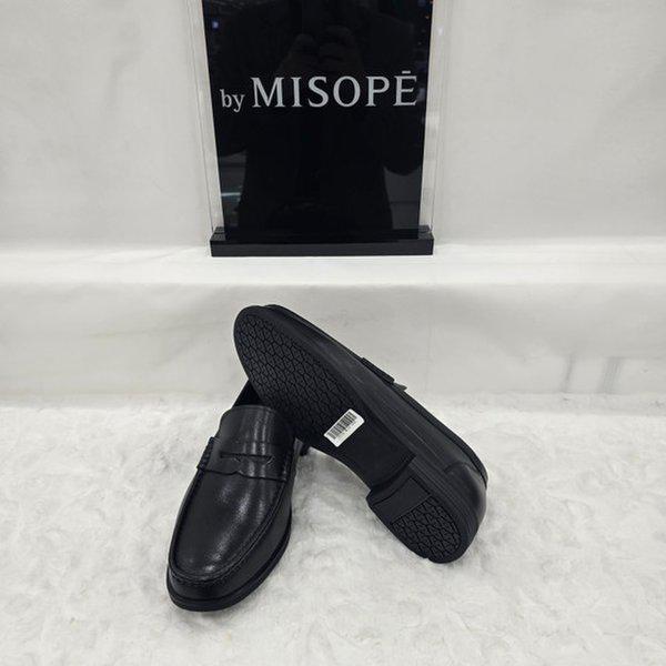 By 男性 クラシック ペニーローファー 122HT319SH201 BLACK 4 JJ